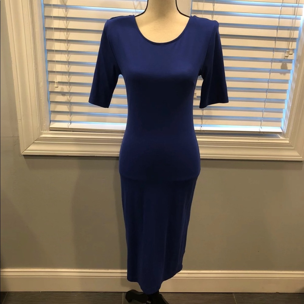 Blue dress